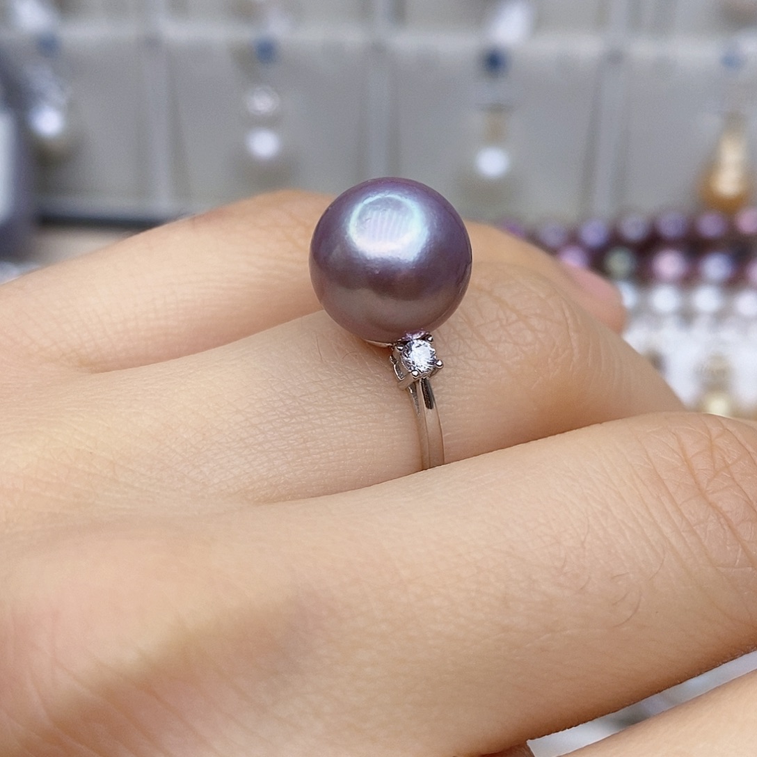 淡水珍珠颈饰银S925镶嵌