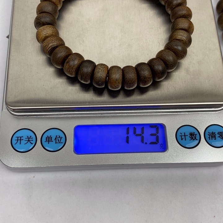 乐***央沉香手串文莱沉香算盘珠