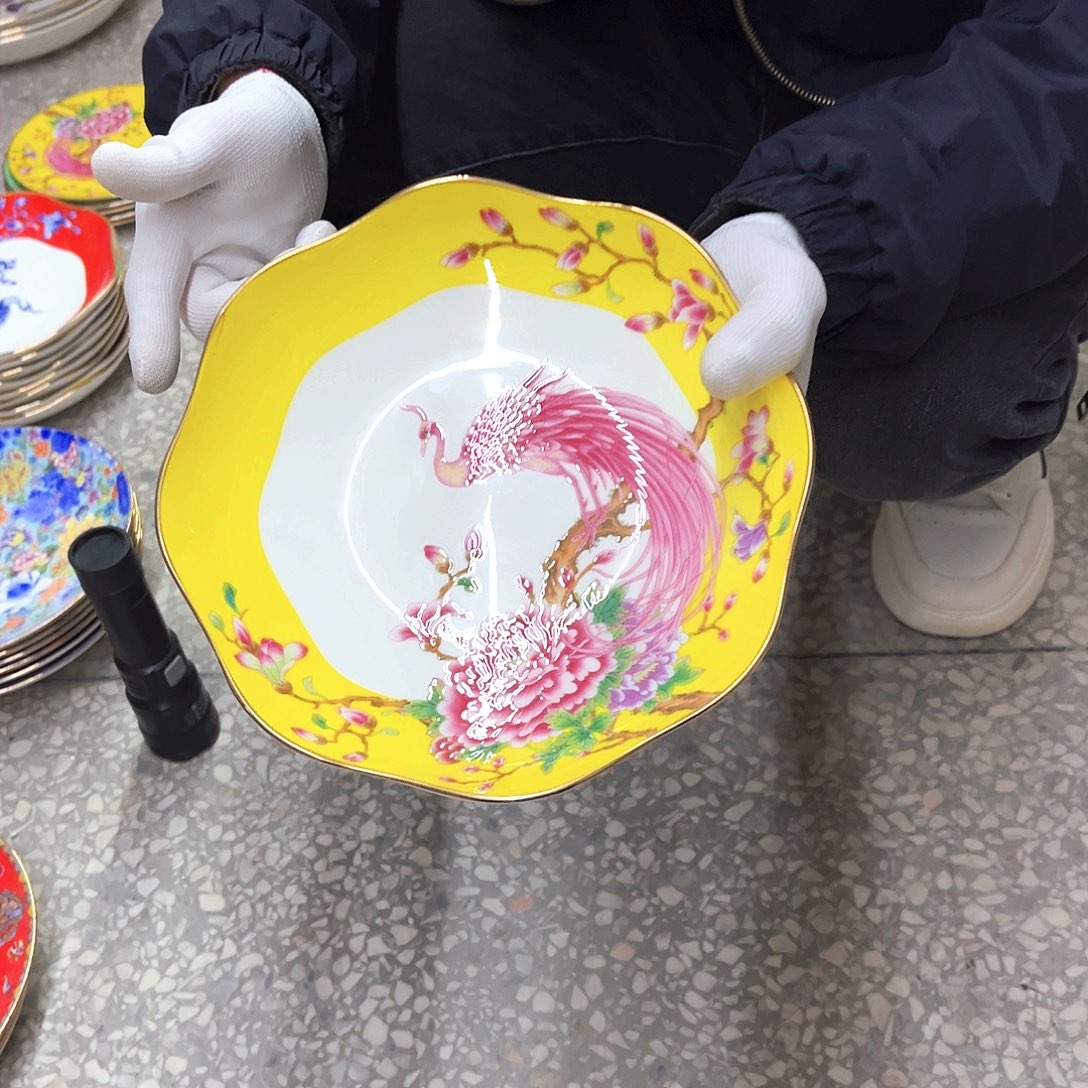 瓷8英寸6花口深。。。。。。。。