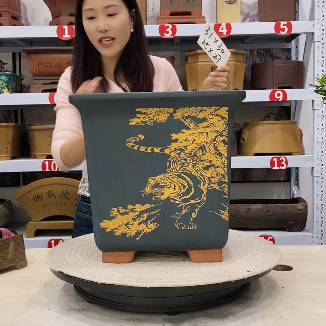 紫砂花盆紫砂花盆