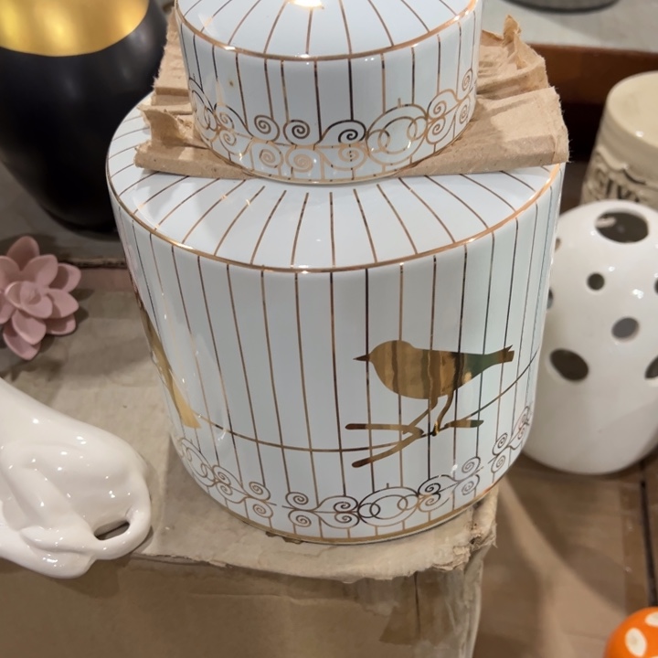 瓷花瓶摆件外贸出口（微瑕）