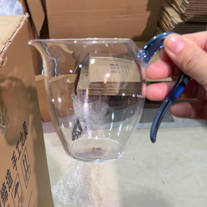 手工艺品玻璃忆然蓝把