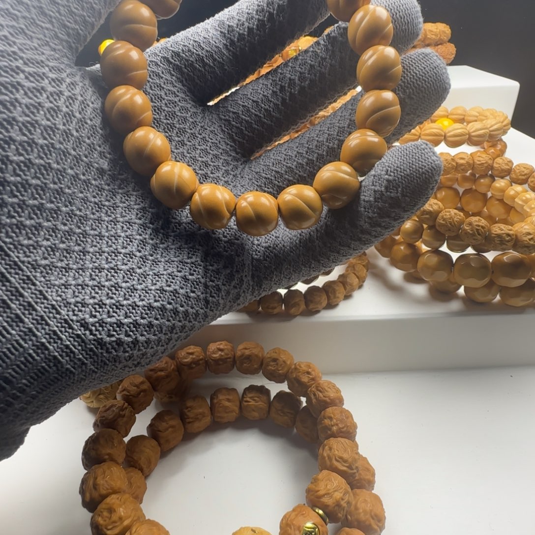 猴头核桃手串猴头麻花卡12+