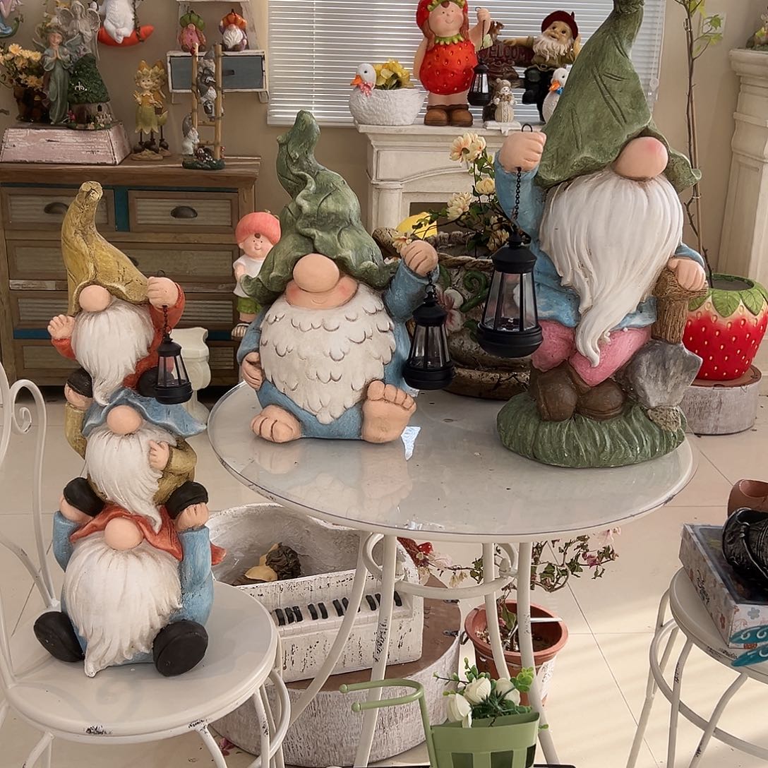 花园摆件红红火火