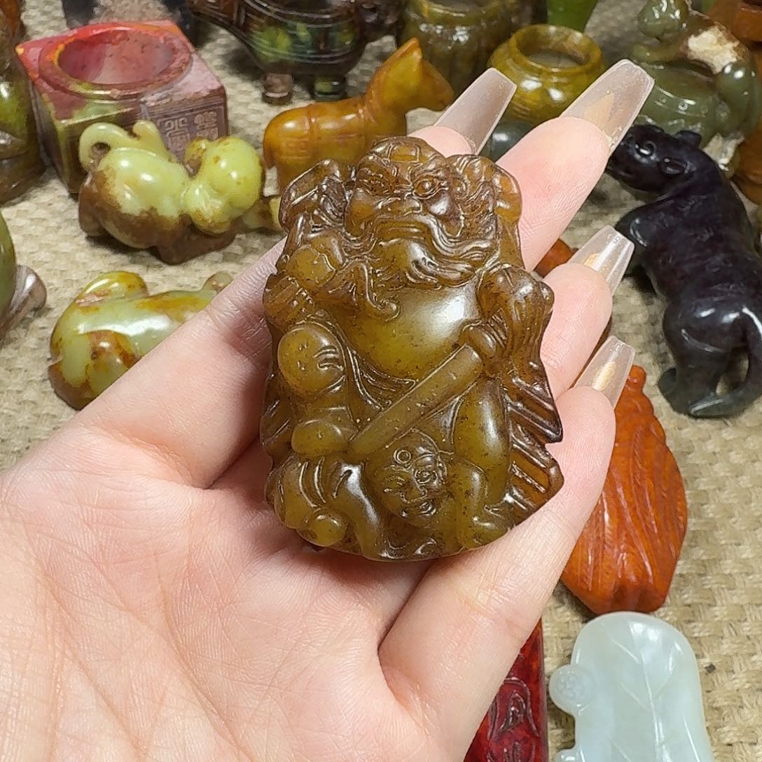 白玉菩提吊坠挂件