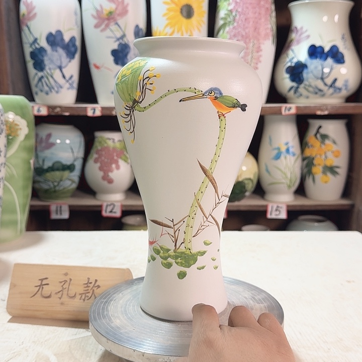 陶梅瓶催鸟徒弟新款陶瓷陶瓷