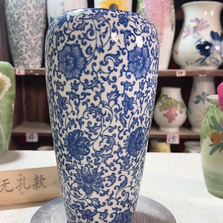 陶大萝卜青花子连陶瓷