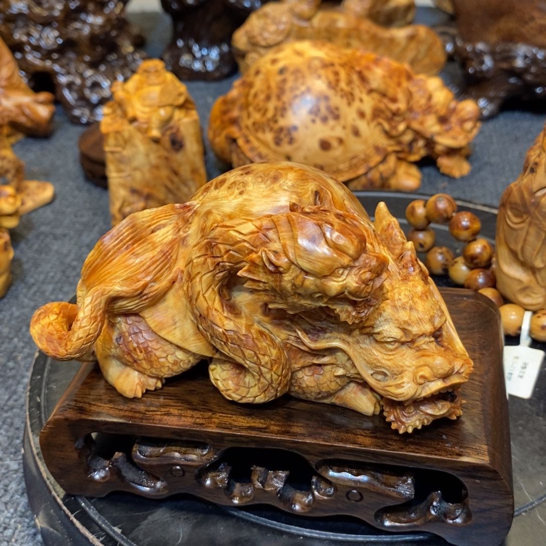 柏木（崖柏）太行精品陈化黑金瘤疤摆件