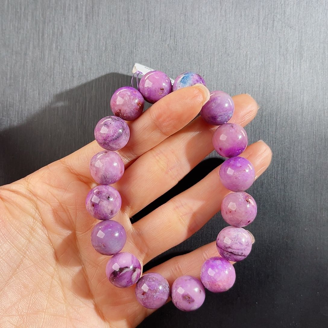 苏纪石（舒俱来）南非舒俱来老矿料手串未镶嵌