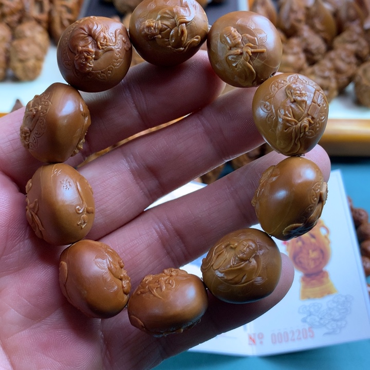 橄榄核手串/手链行**无橄榄核雕，十八罗汉