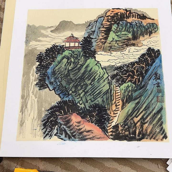 国画花鸟的翅膀和翅膀都是白色的