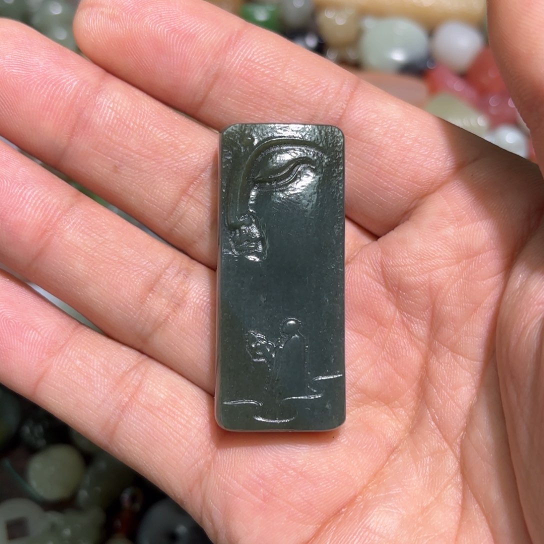 和田玉珠宝半成品未镶嵌