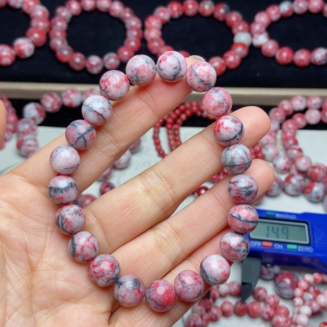 天然辰砂朱砂原石卡9.6