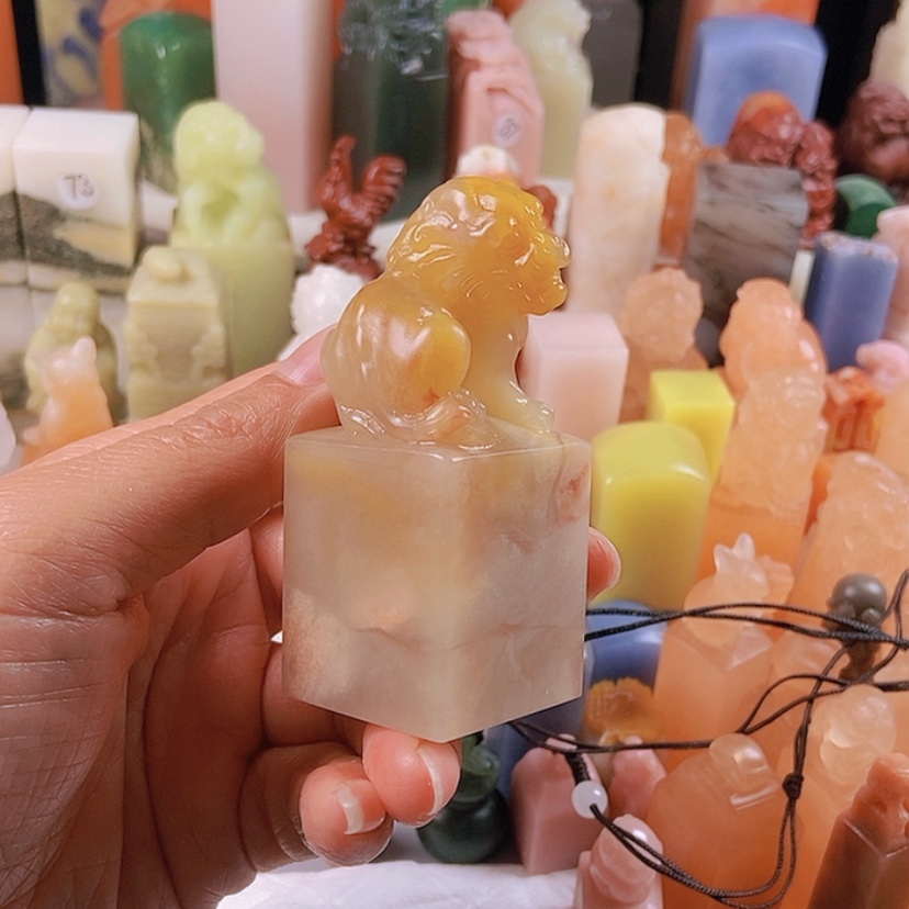 【闪购商品】老挝石青田石雕艺术品