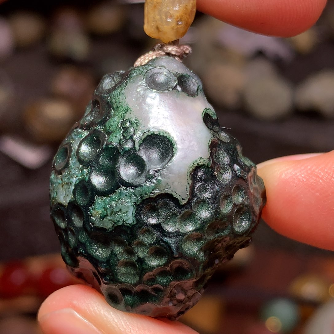 未镶嵌玛瑙/玉髓珠宝半成品