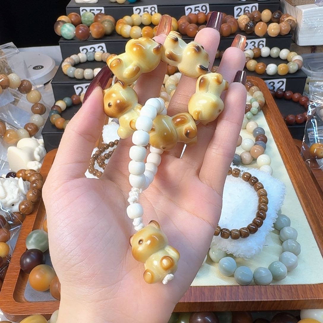 菩提根/象牙果手串25尺寸