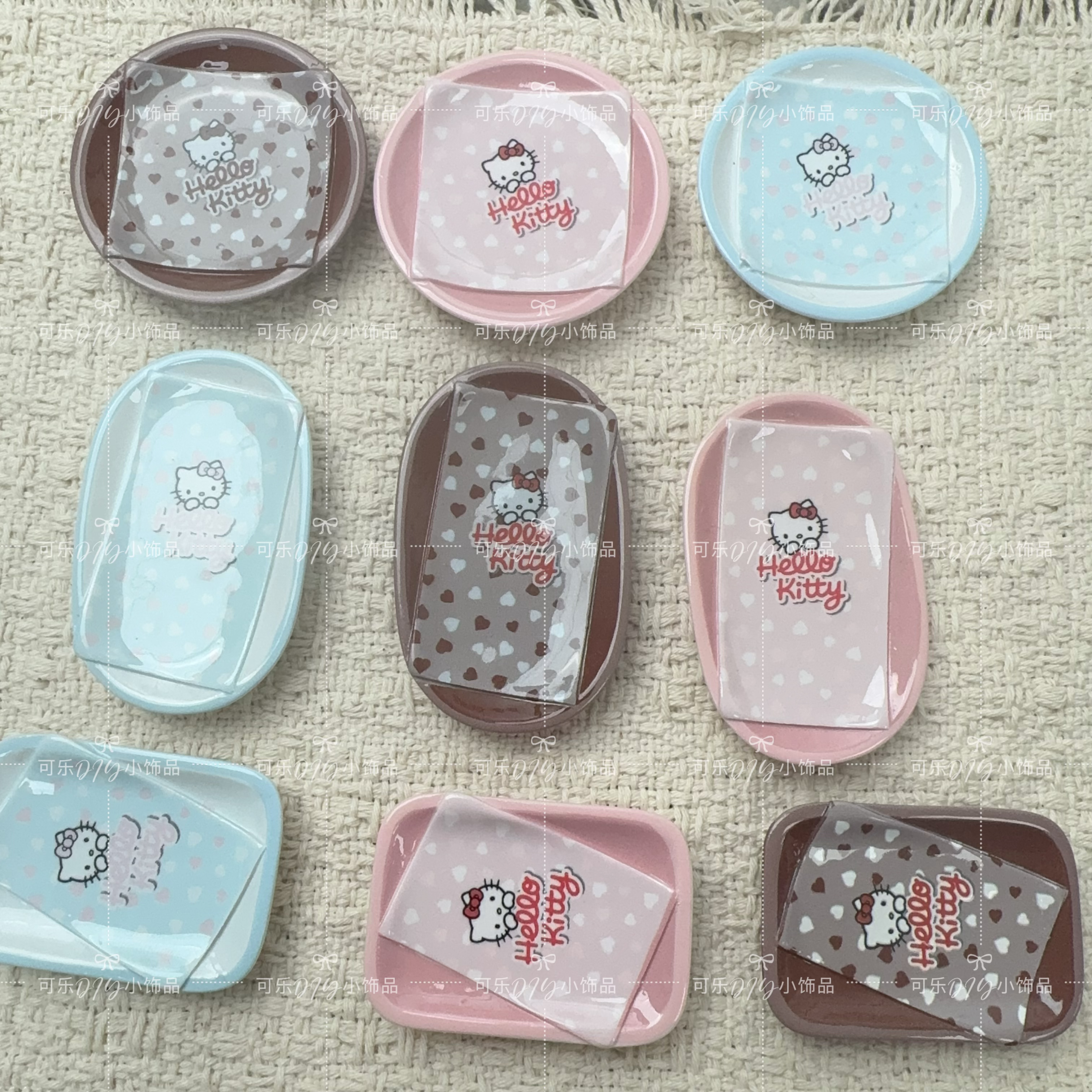 【KT吸油纸餐盘】可乐定制树脂配件