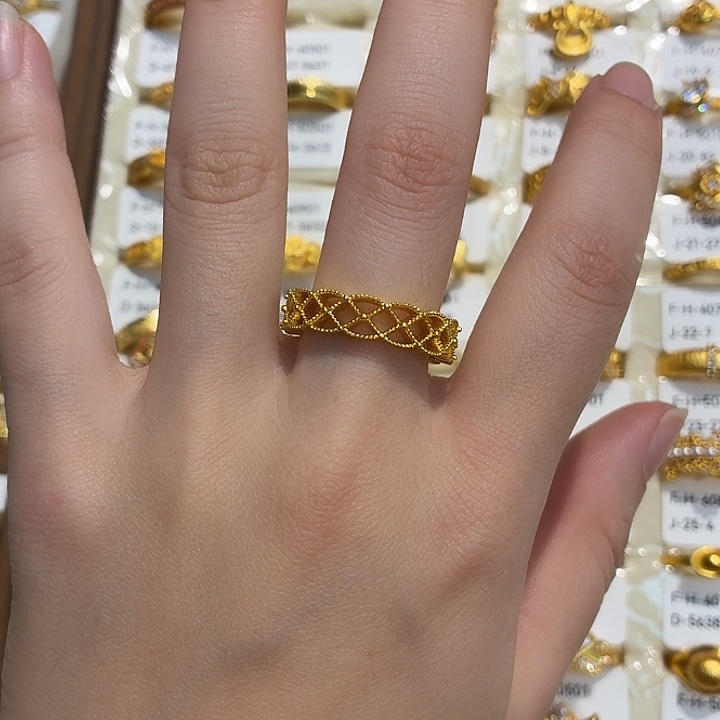 铜合金5631卡7强保色发 1 个壹笔壹戒指