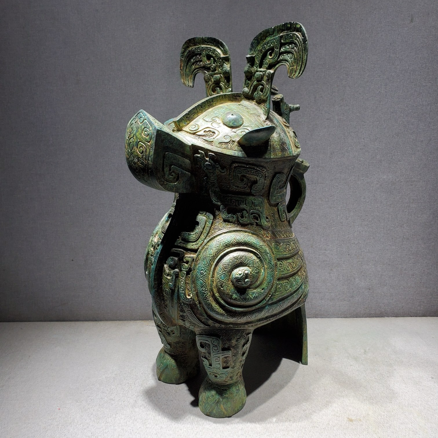 商代青铜器 妇好鸮尊《一比一复刻款》