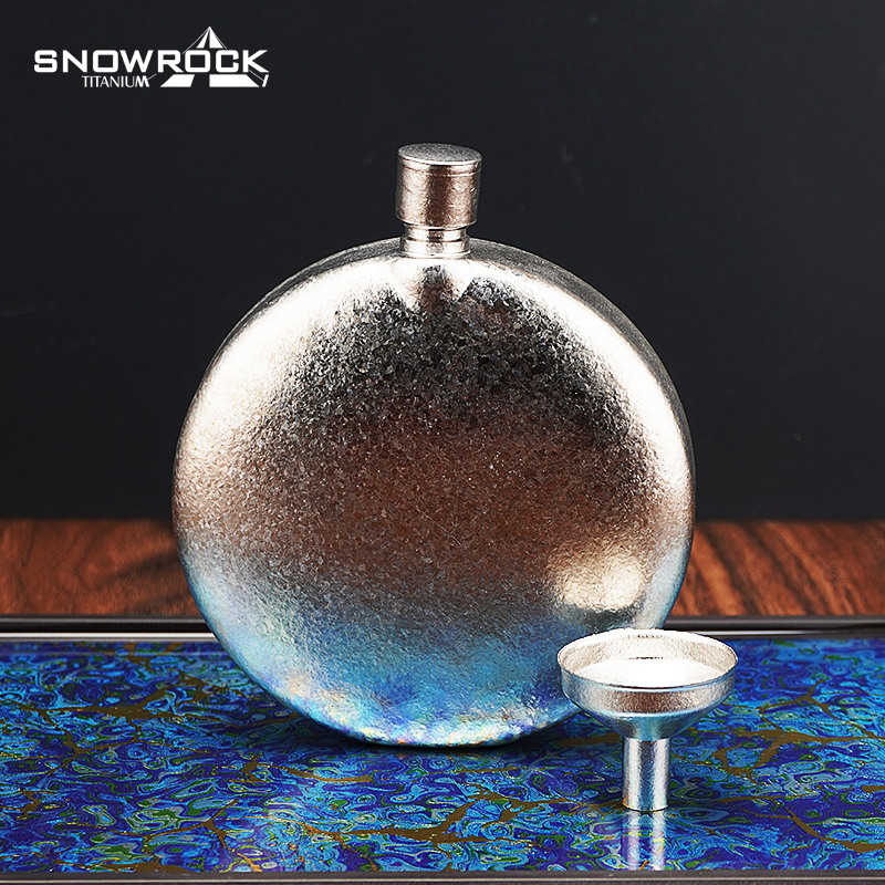 纯钛冰花185mm酒壶（送漏斗）