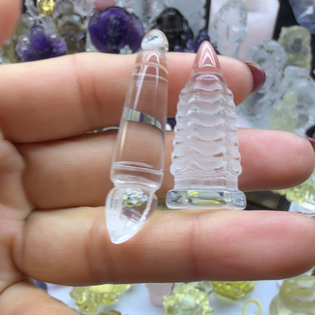 珠宝半成品水晶未镶嵌