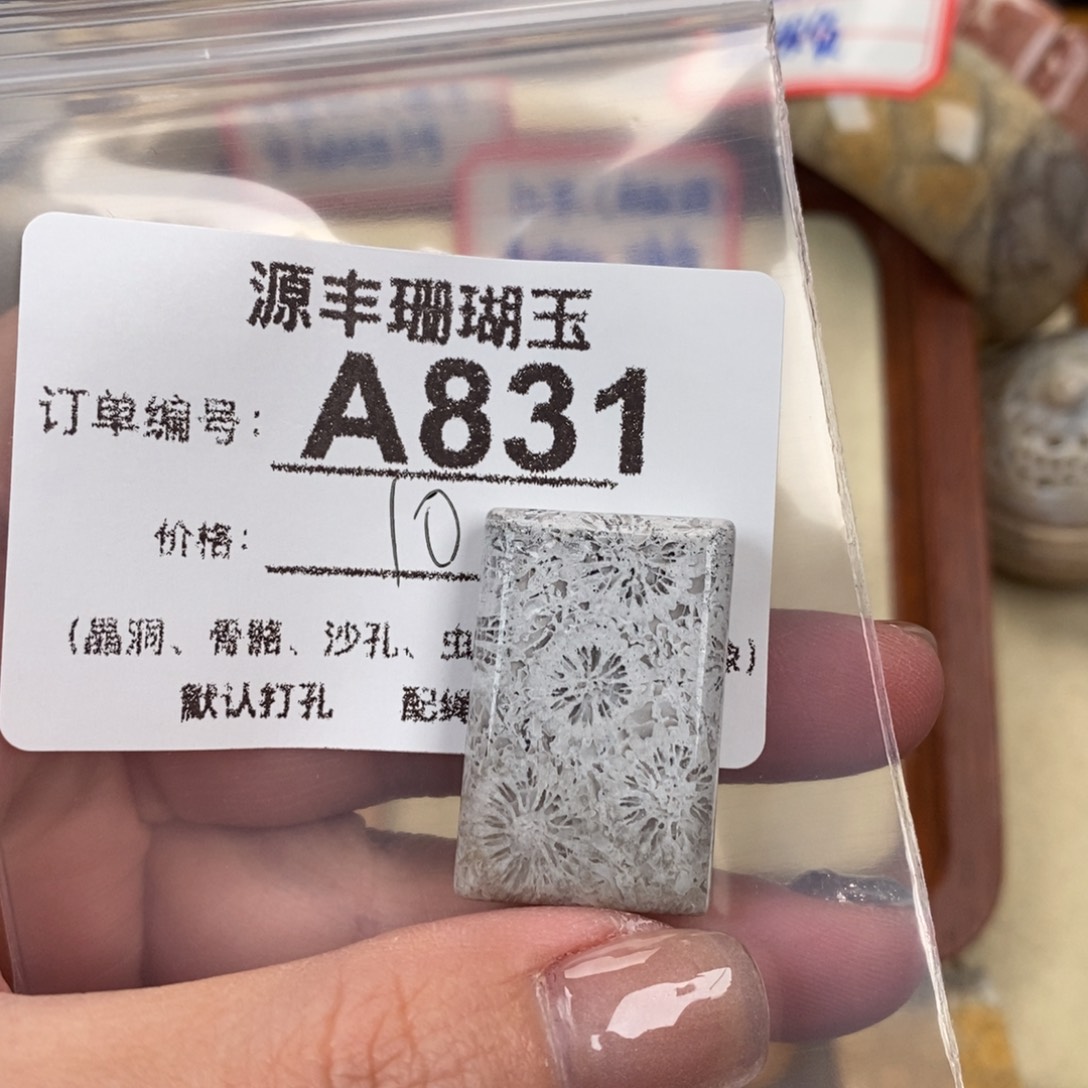 硅化玉颈饰未镶嵌(****忘