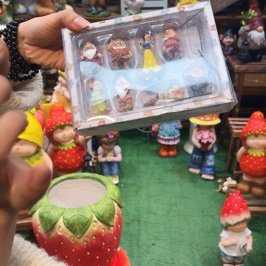 花园摆件红红火火