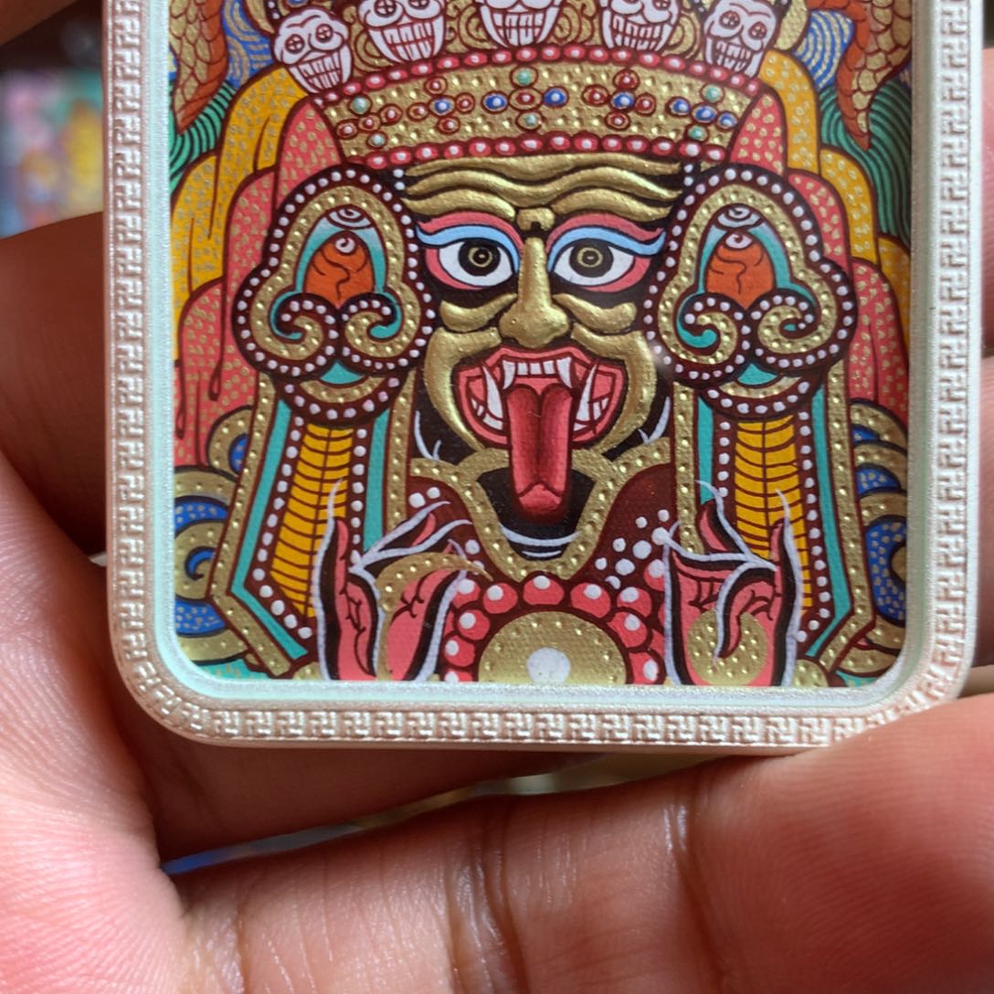 热贡手绘扎吉拉母唐卡