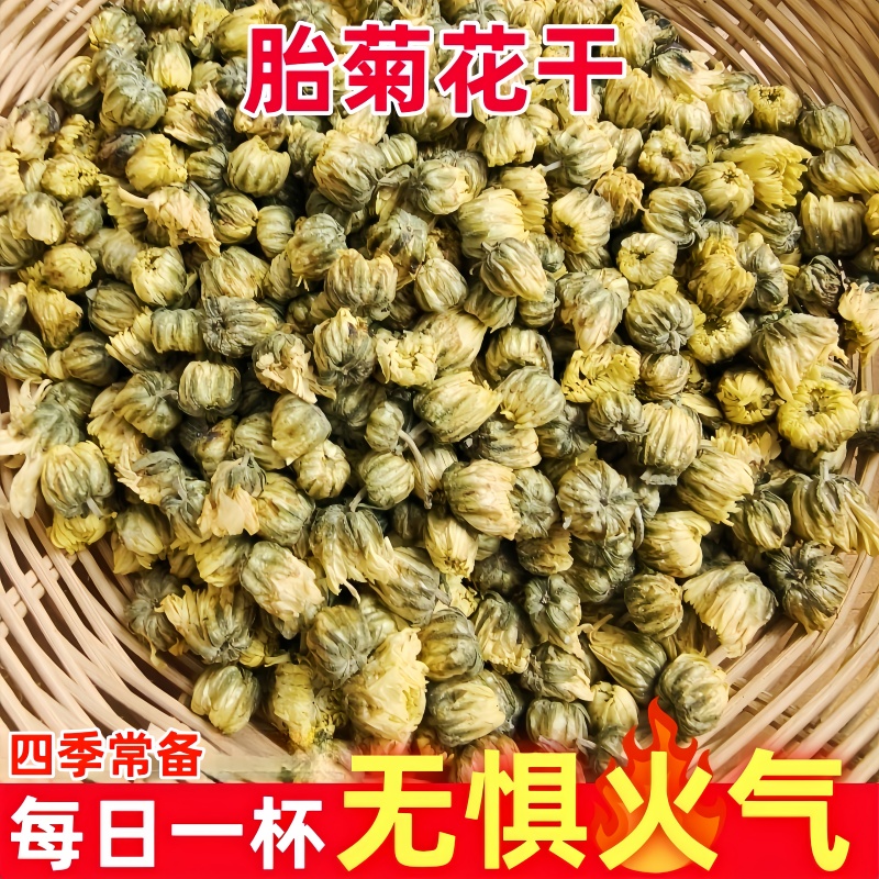 农家胎菊非特级菊花茶散装新花干花黄菊胎菊贡菊花草茶