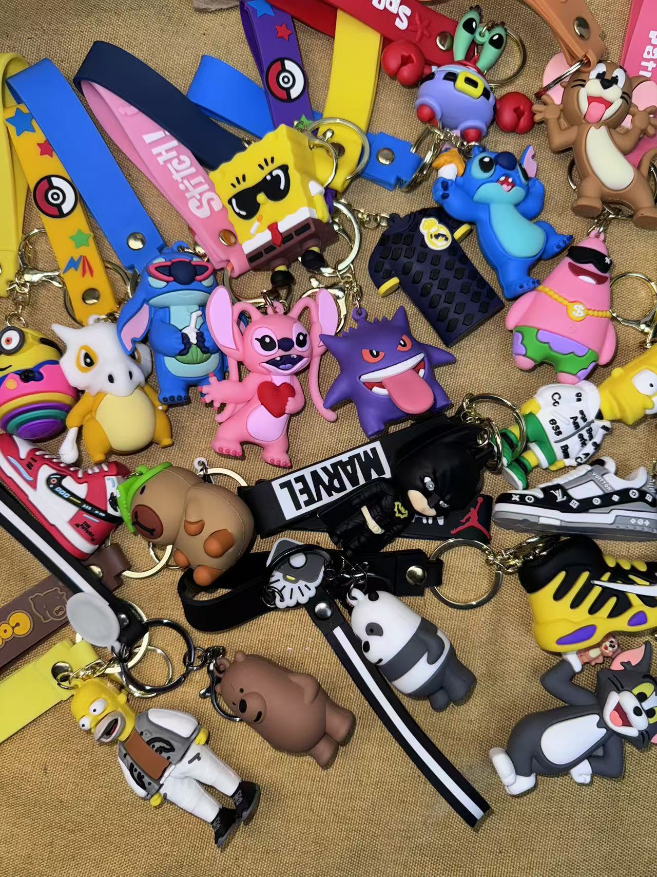 【HC潮玩】动漫海贼火影龙珠游戏王鬼灭随机钥匙扣与小龙随机