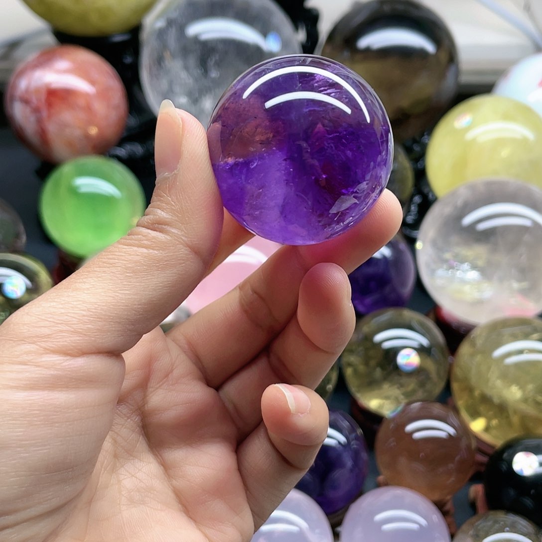 乌拉圭紫卡41A10号未镶嵌水晶