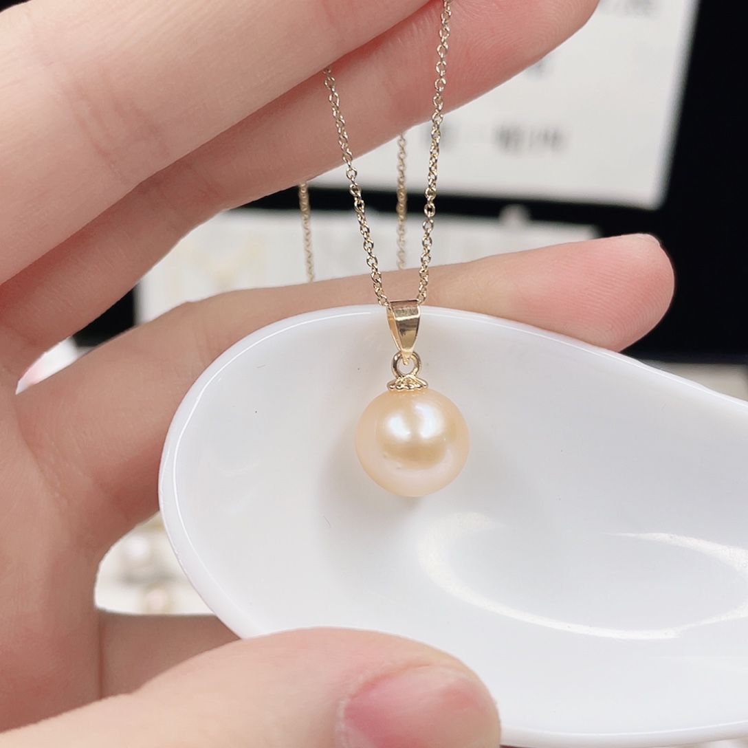 淡水珍珠吊坠(赠链)合金