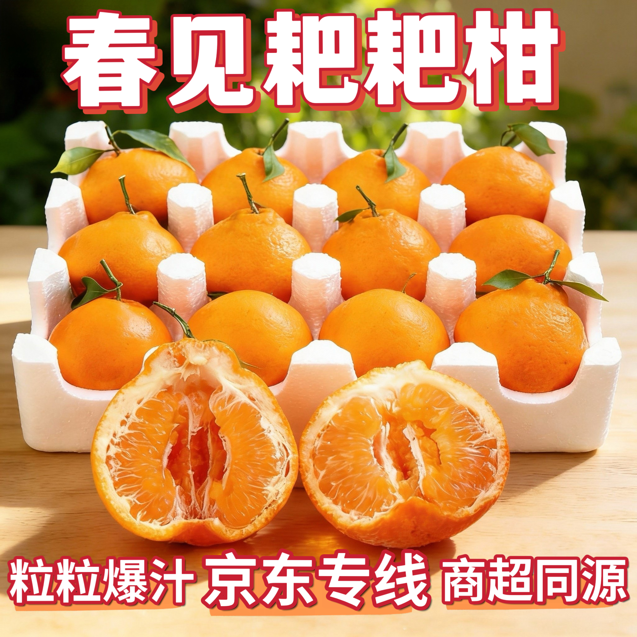 【京东包邮】商超精品头茬春见耙耙柑粒粒爆汁当季新鲜采摘产地直发