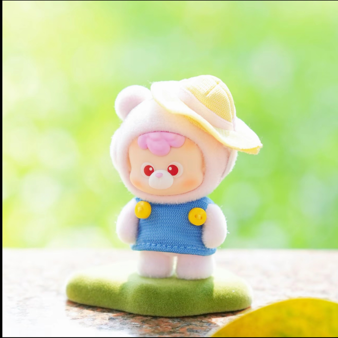 （代拆）农场小熊系列mini潮玩可爱盲盒可作礼物的毛绒公仔