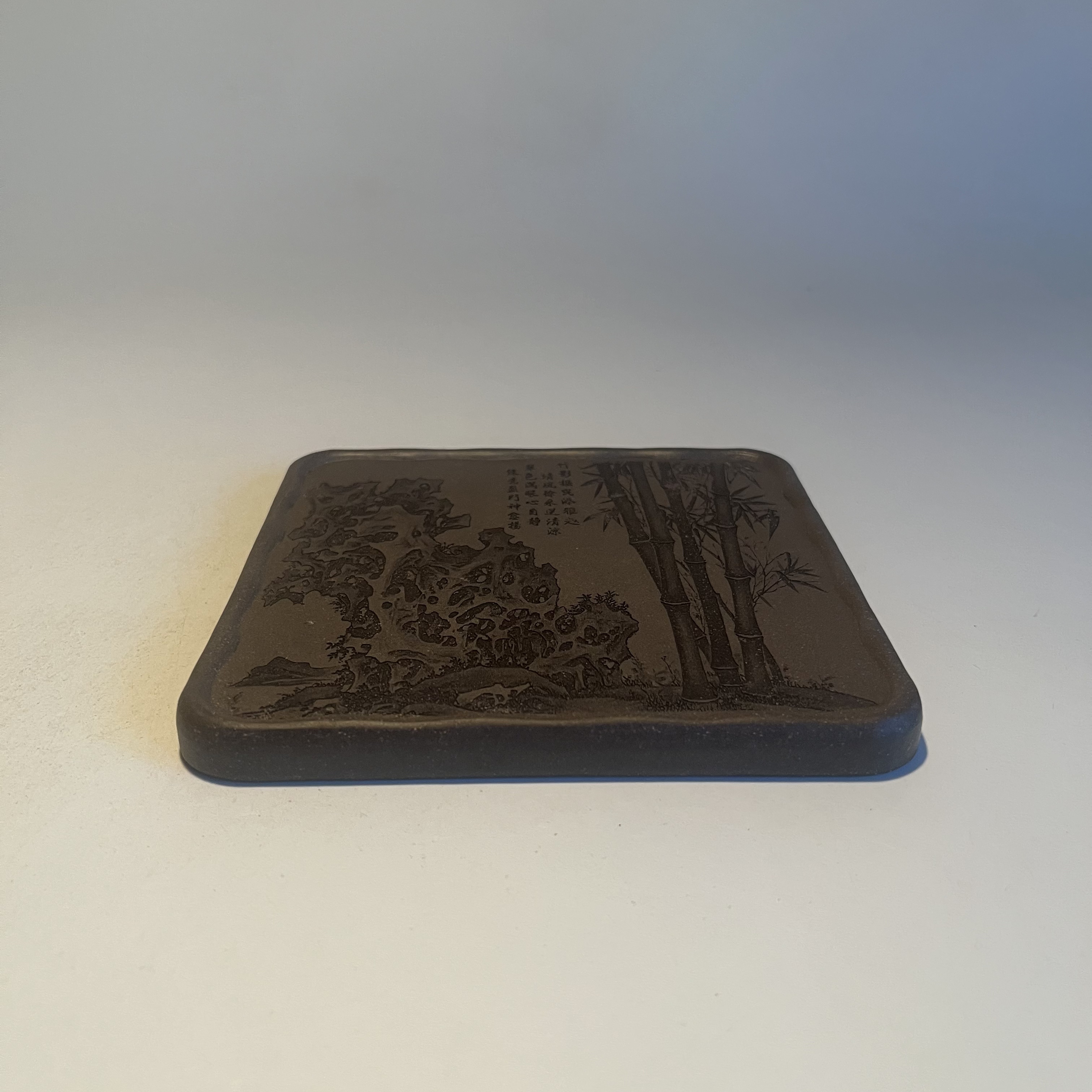 宜兴紫砂干泡台 13.5*13.5cm M12