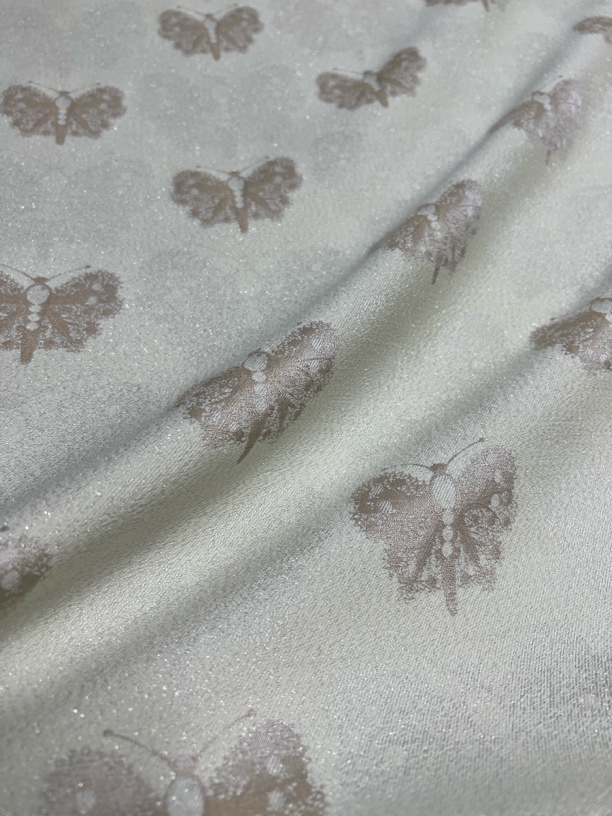 （蝴蝶）上久楷丝毛45姆米 1.4门幅高端服装面料（0.1价格10份起拍）