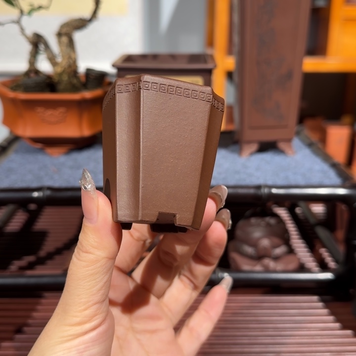 紫砂花盆全手工制作