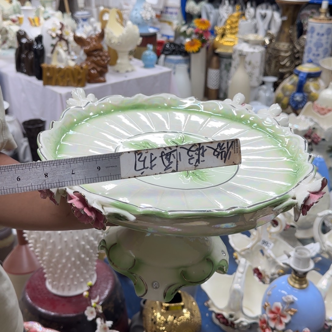 瓷片陶瓷工艺花瓶摆件