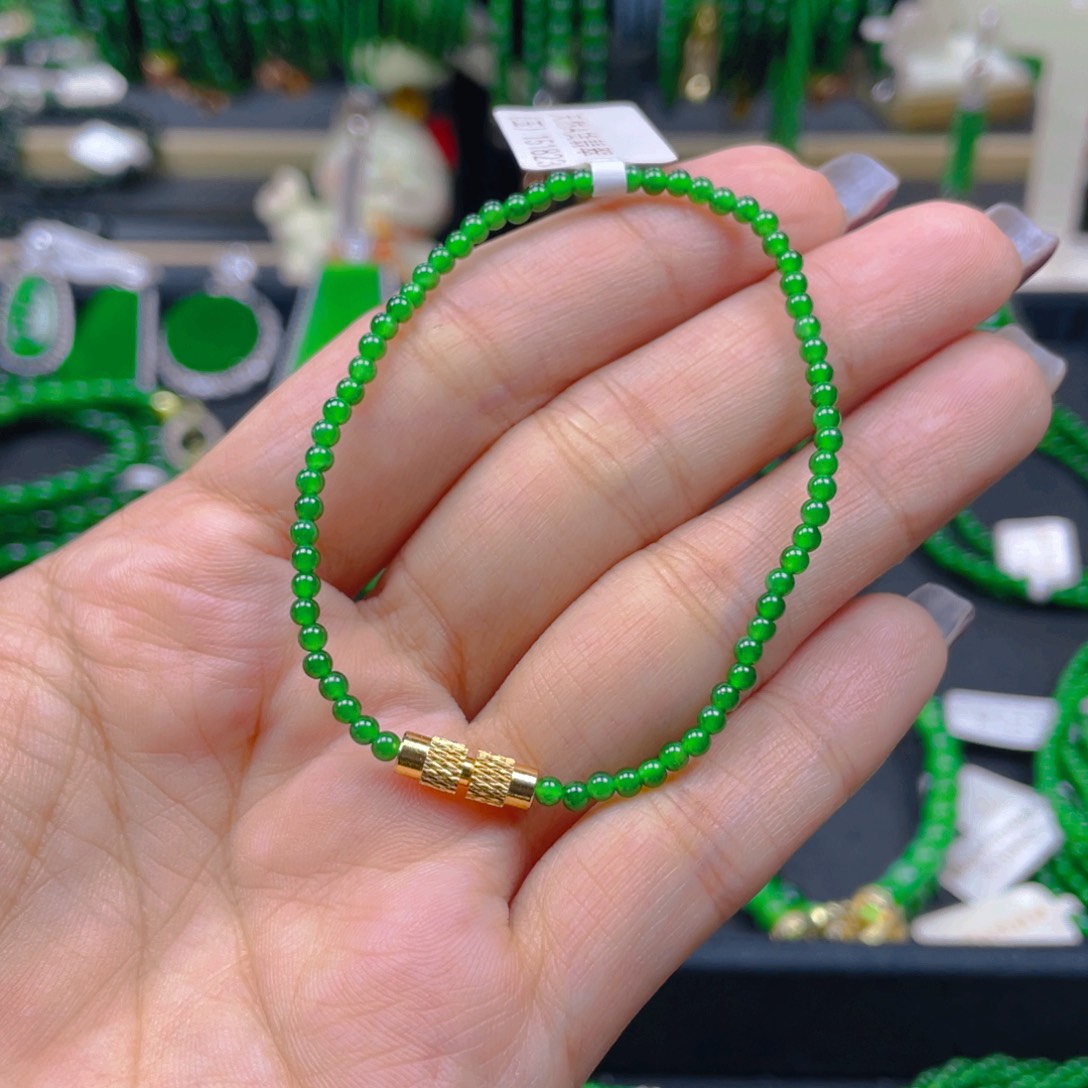 未镶嵌手链翡翠手链2.5
