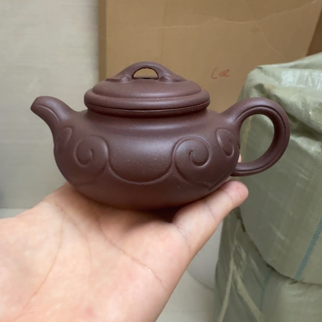 宝***子茶杯紫砂微瑕的壶