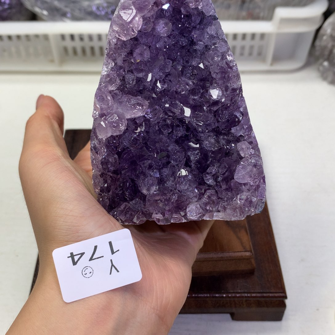 未镶嵌摆件紫晶水晶