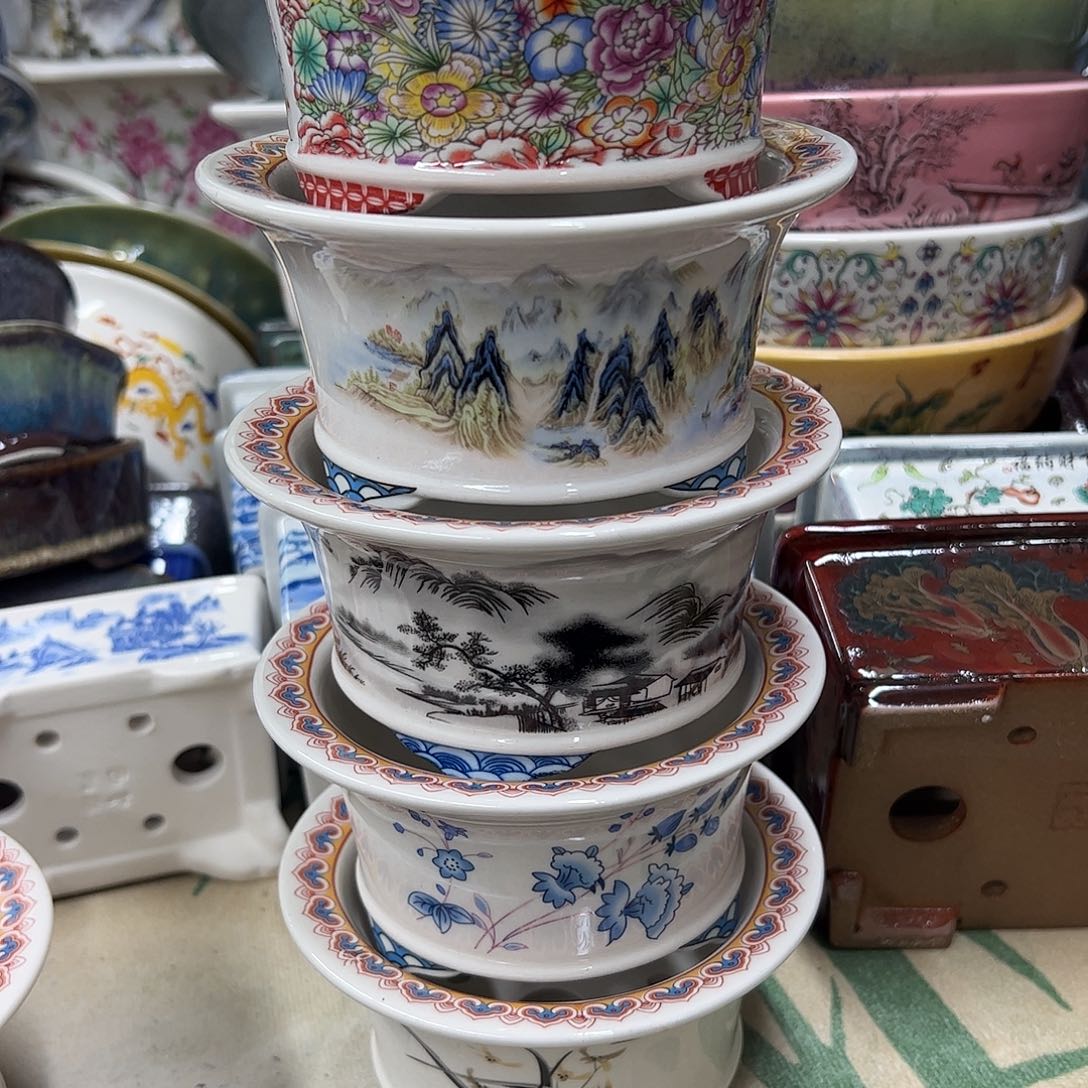 小****紫砂花盆099号瑕疵6个13/6.5cm