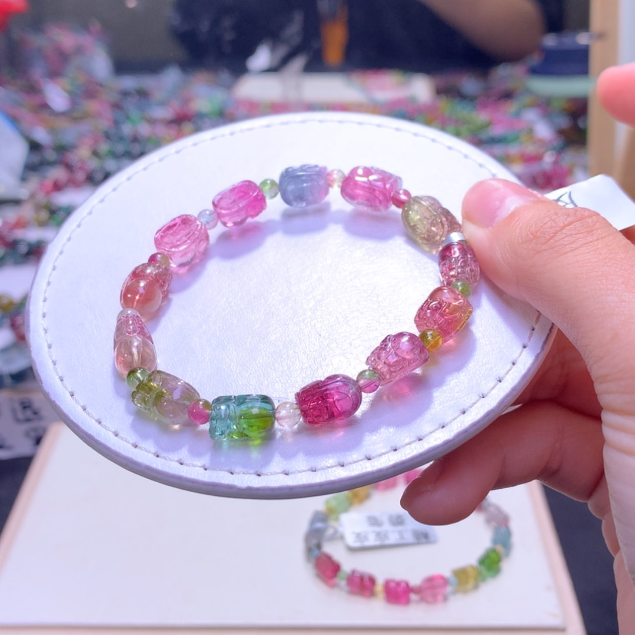 【闪购商品】未镶嵌手串碧玺爱**?