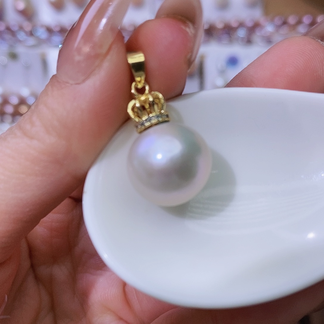 淡水珍珠颈饰合金