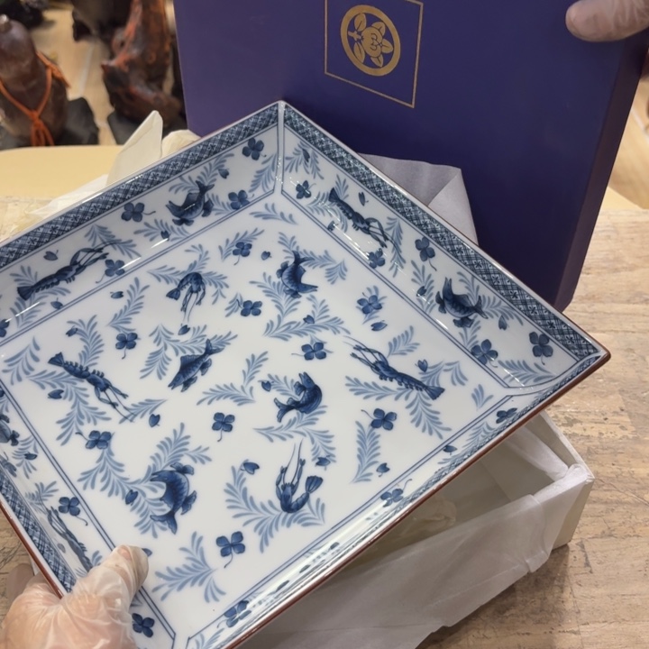 陶瓷古美术置物摆件