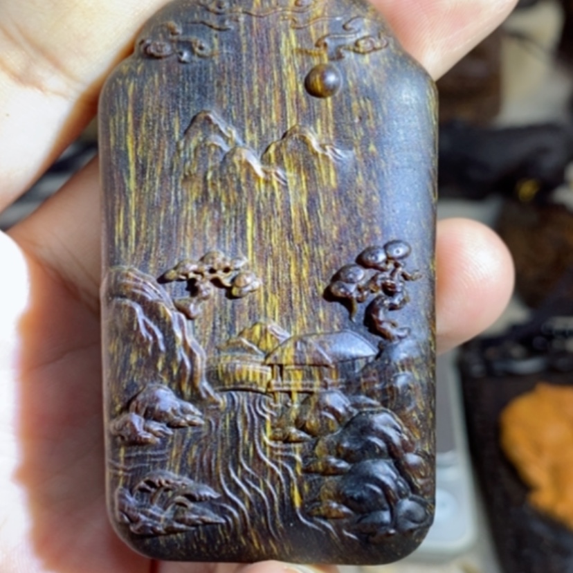 【闪购商品】木芽庄山水牌配养香罐