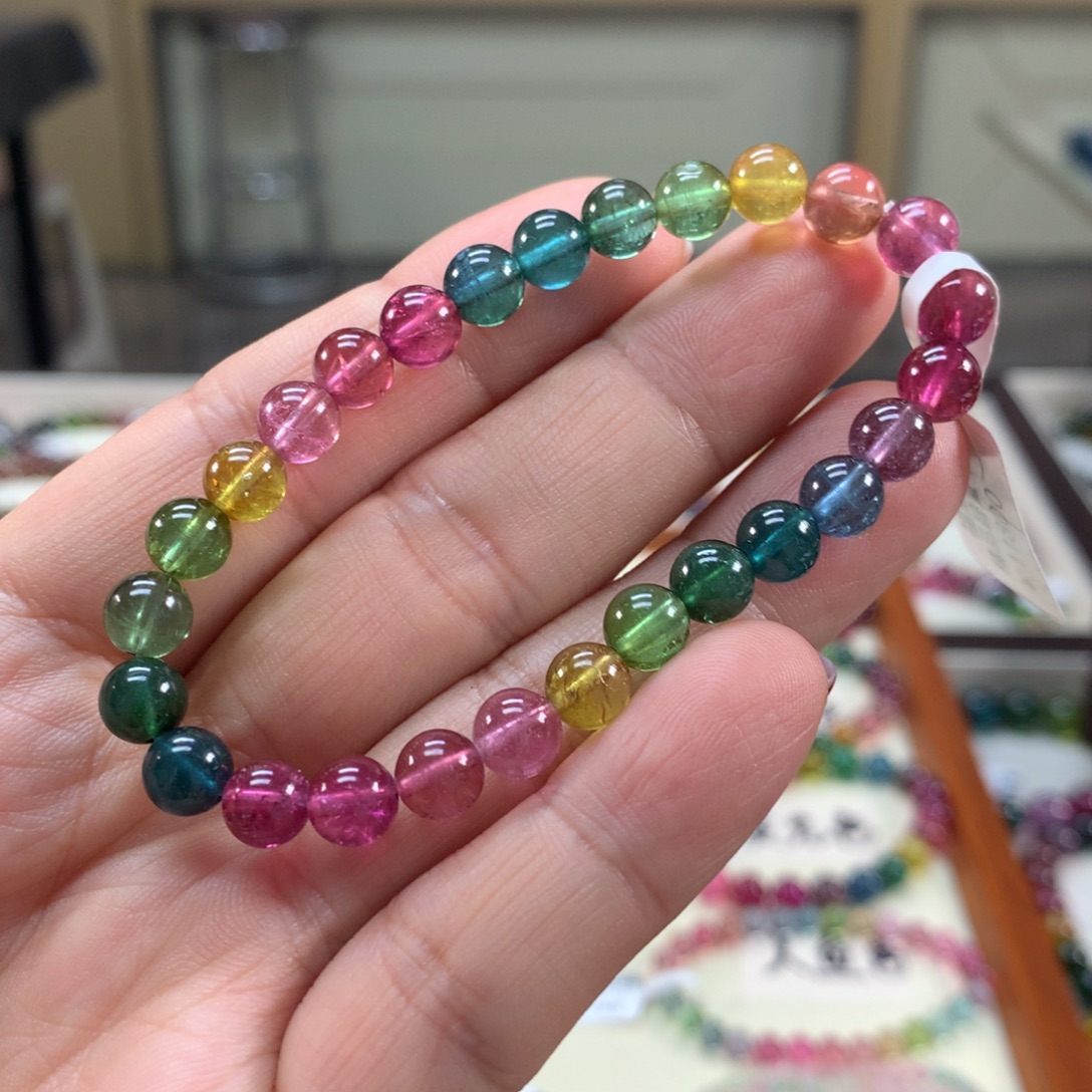 手链未镶嵌碧玺7左右