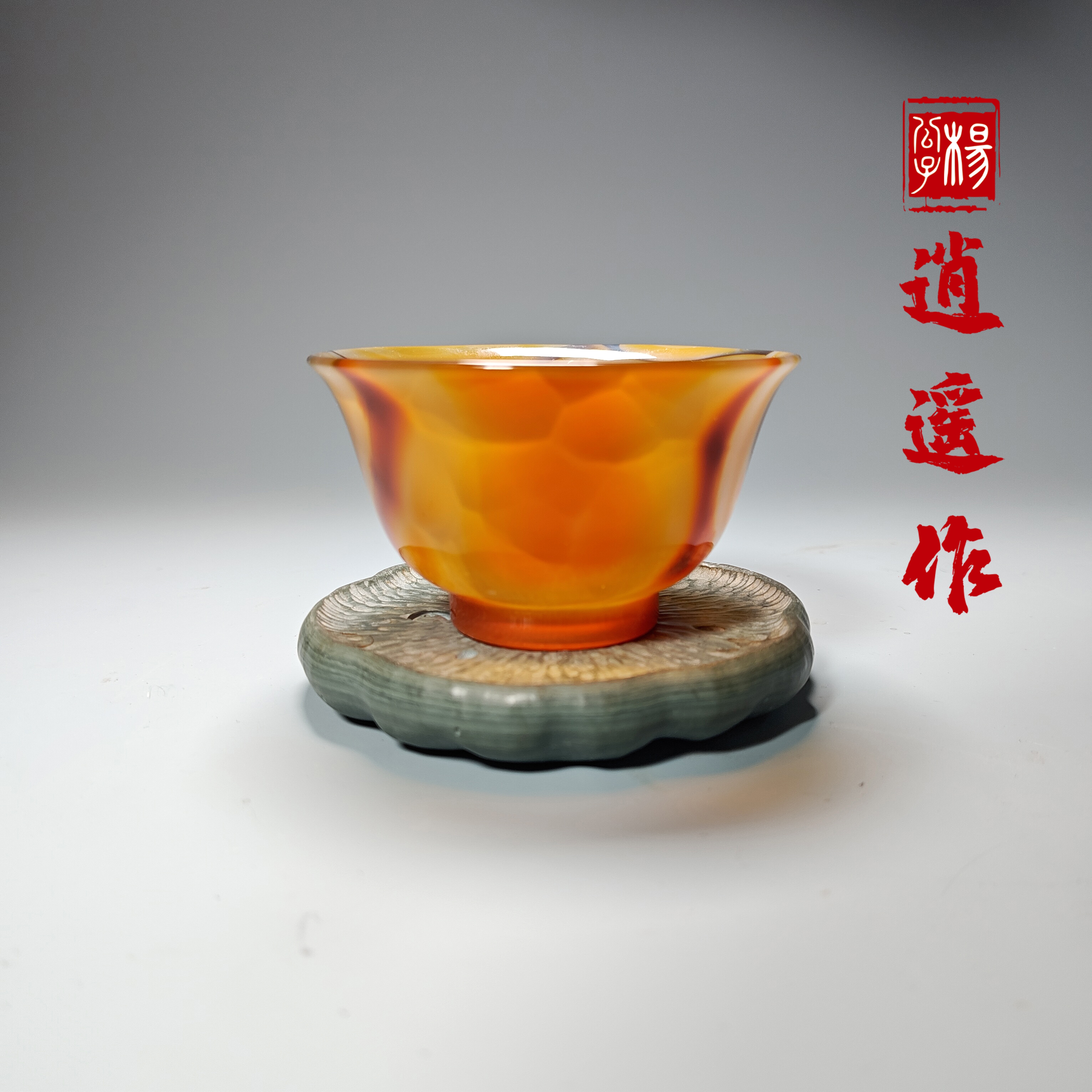 天然红玛瑙收藏级主人杯