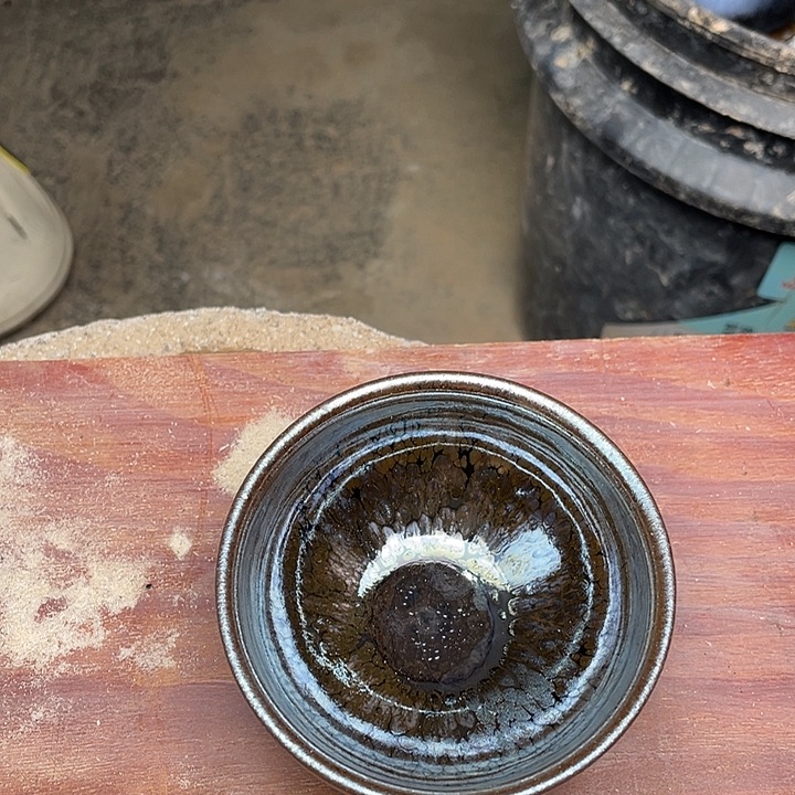 蒼***月茶盏龙窑柴烧通天壹号