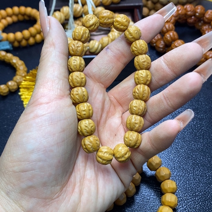 猴头核桃手串善*淀猴头